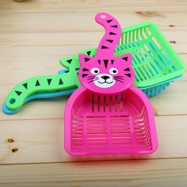 Lovely Plastic Litter Scoop Pet Cat Sand Waste Scooper Shovel Cleaning Tool