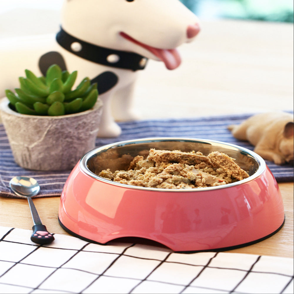 Dog Supplies Bowls Large Stainless Steel Food Bowls Pet Cat Bowls